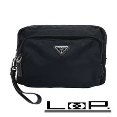 プラダ ■美品■ ポーチ メイク 化粧 小物入れ ナイロン SS ブラック 【404269】1