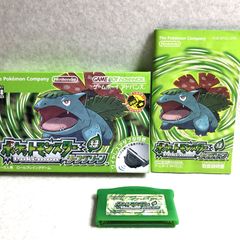 D1964 任天堂 ゲームボーイアドバンス ソフト ポケットモンスター リーフグリーン 箱説明書付 269940977