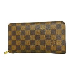 ルイ・ヴィトン Louis Vuitton ルイ・ヴィトン 長財布 ダミエ ポルトモネジップ N61728 エベヌメンズ レディース