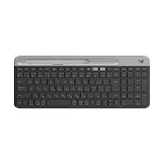 ロジクール 静音 Bluetooth ワイヤレスキーボード K580GR グラファイト 超薄型 小型 Unifying ワイヤレス キーボード 薄型 テンキー 無線 Windows Mac iPad iOS Android Chrome Su cf33f6ba