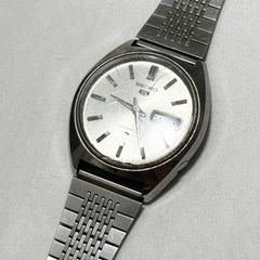 【送料無料】SEIKO5/セイコー5/5126-8010/シルバー/デイデイト/23石/自動巻き腕時計/動作品/稼働品/中古品