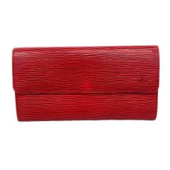 ルイ・ヴィトン Louis Vuitton ルイ・ヴィトン 長財布 エピ ポシェットポルトモネクレディ M63567 カスティリアンレッドレディース