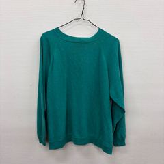 Y2181 Hanes スウェット トレーナー L グリーン 無地 ヘインズ 古着卸 アメリカ仕入