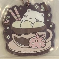 しろくま 스밋코구라시 G賞 ラバーチャーム 이치방쿠지 喫茶すみっコでチョコレートフェア