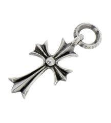 크롬 하트 CHROME HEARTS TINY CH CROSS 타이니 CH 크로스 매력 실버 목걸이 상단 54151