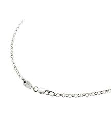 크롬 하트 CHROME HEARTS NECKCHAIN ​​R18 롤 チェーン シルバー ネックレス 54154
