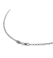 크롬 하트 CHROME HEARTS NECKCHAIN ​​R18 롤 チェーン シルバー ネックレス 54155