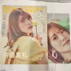 중고 雑誌 声優アニメディア 2021年6月号 付録１付き 内田真礼さん、上坂すみれさん ポスター 付録２欠品