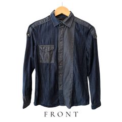 DIESEL　ディーゼル　デニムシャツ　デザインシャツ　XS