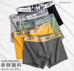 メンズボクサーパンツ ５枚組 前閉じパンツ XL ローライズ