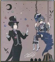 중고 紙製品 キャラクター シエル＆セバスチャン 16周年記念複製サイン色紙 「黒執事」 Gファンタジー2009年4-5月号応募者全員サービス