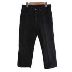 リーバイス Levi's 90s 503-03 デニムパンツ ジーンズ W33 L34 선염 스트레이트 실루엣 전체 길이 가죽 패치 블랙 블랙