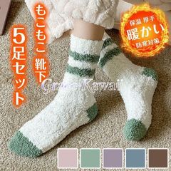 ソックス レディース もこもこ 靴下 ルームソックス 5足セット あったか靴下 プレゼント 冷え対策 ソックス 暖かい 大人 かわいい 冷房対策 保温 厚手 防寒対策 冷え 冷え性対策 ギフト
