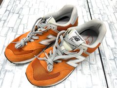 new balance ニューバランス 574 スニーカー オレンジ 26cm ML574VIB メンズ クラシック ローカット カジュアル 달리기 신발