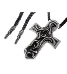クロムハーツ CHROME HEARTS VULCAN CROSS LRG バルカン クロス ラージ シルバー ペンダント トップ 54158