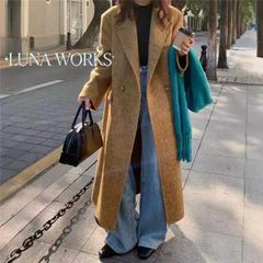 ウールコート ラシャコート レディース ママコート ロングコート 体型カバー アウター ロング丈 コート 大人 きれい フォーマル シンプル カジュアル 無地 通勤 通学 卒業式 卒園式 冠婚葬祭