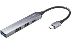 新品 PCハード USB Type-C 4ポート コンボ 超スリムハブ USB-5TC27GM