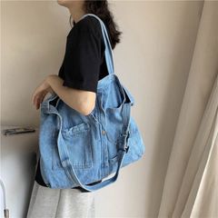 新品 デニムバッグ デニムトートバッグ レディースバッグ 2wayショルダーバッグ 通勤 通学 バッグ 男女兼用 お出かけ 旅行バッグ mlyla