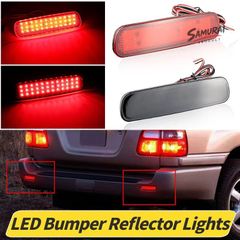 トヨタ ランドクルーザー 100 シグナス LX470 用 LED リアバンパーリフレクターライト 2個セット ブレーキランプ
