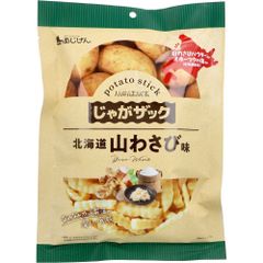 ※じゃがザック 北海道山わさび味 140g じゃがザック 北海道山わさび味 山わさび ポテトチップス ウェーブカット スナック菓子 140g
