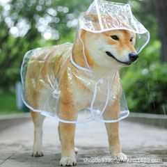 新品 犬用レインコート ペットレインコート カッパ ポンチョ 小型犬 中型犬 大型犬 柴犬 耐水性 雨の日 梅雨対策 透明な合成樹脂 風よけ寒さ対策 mloji