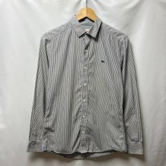 正規品/M ラコステ LACOSTE ライブ ストライプ シャツ