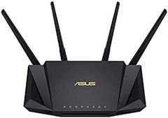 【中古】 ASUS WiFi 無線 ルーター WiFi6 2402+574Mbps v6プラス対応デュアルバンド RT-AX3000 メッシュ機能付 3階建/4LDK PS5/Nintendo Switch/iPhone/a