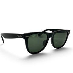 Ray-Ban レイバン WAYFARER ウェイファーラー サングラス RB2140-F 901 ポリッシュドブラック×クラシックグリーン キングラム[05]