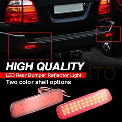 トヨタ ランドクルーザー 100 シグナス LX470 1991-2007 用 LED リアバンパーリフレクターライト 2個セット ハザード灯 ブレーキ テール