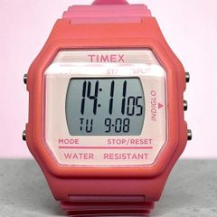電池交換済・訳あり】TIMEX　80　JUMBO　T2N104　ジャンボ　ピンク