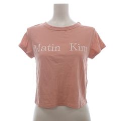 マーティンキム Matin Kim Tシャツ 半袖 ピンク S ■GY99