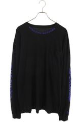 クロムハーツ CH L/S 1 ネックロゴプリント長袖カットソー メンズ XXL