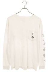 クロムハーツ VNTG L/S オールド袖スターバックホースシュープリント長袖カットソー メンズ M