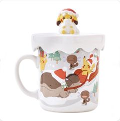 蓋付きマグカップ クリスマスじゅんびチュウ！｜ギフトラッピング付き ピカチュウ ポケモン ポケモンセンターオリジナル