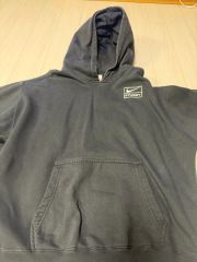 S NIKE STUSSY NRG プルオーバー フーディー ブラック