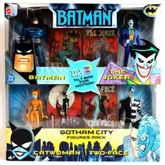【未開封】Mattel Batman Animated Gotham City Figure Pack　マテル　バットマン・アニメ－テッド　ゴッサムシティ　フィギュアパック