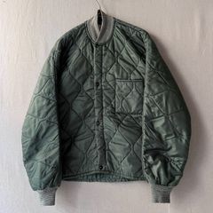60s U.S.ARMY CWU-9/P キルティング ライナー ジャケット / カーキ ミリタリー アメリカ軍 USA ビンテージ O6-10025-9980