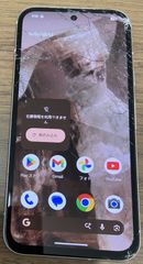 Google Pixel 8a SIMフリー本体（ホワイト）ジャンク　画面割れ