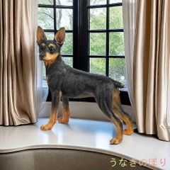 犬 ガーデンオーナメント 置物 アンティーク ガーデニング オブジェ 大きい 玄関 外 オブジェ ガーデンニング雑貨 ナチュラル 庭 置き物 装飾 庭 樹脂製小型犬 彫刻 動物置物