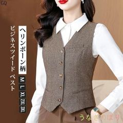 베스트 헤링본 베스트 여성 질레 트위드 베스트 슈트 베스트 쇼트 길이 춘추 겨울용 약간 두꺼운 앞 열림 코디 조끼 정장 통근 zzr021763e865