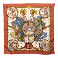 エルメス カレ90 Napoleon ナポレオン スカーフ 大判スカーフ マルチカラー シルク レディース HERMES【1-0293178】