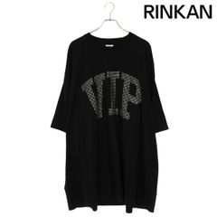 ヴェトモン UE54TR560G VIPクリスタルロゴオーバーサイズTシャツ メンズ XL