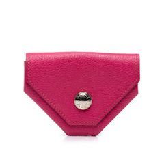 エルメス ルヴァンキャトル コインケース 小銭入れ □J刻印 ピンク系 シェーブル レディース HERMES 234-95372