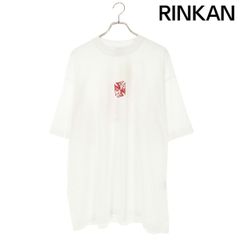 ヴェトモン 26SS ME76TR178W ダブルバイカークロスロゴTシャツ メンズ M