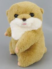 【中古】ぬいぐるみ ライトベージュくちあけ くったりカワウソの赤ちゃんハグハグJB ぬいぐるみ