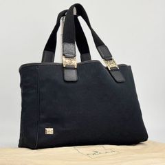 凛とした佇まいの相棒 GUCCI トートバッグ GGキャンバス ホースビット 2WAY ワンショルダー A4収納 ブラック