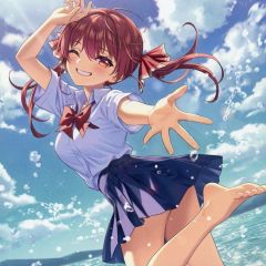 중고 キャラカード 宝鐘マリン 森倉円 アナザージャケット 「CD バーチャルYouTuber ホロライブ 宝鐘マリン 1stアルバム Ahoy!! キミたちみんなパイレーツ 通常盤」 初回プレス限定封入特典