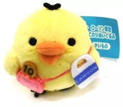중고 ぬいぐるみ キイロイトリ かいもの 手のりぬいぐるみ 「 리락쿠마 」 ローソン限定