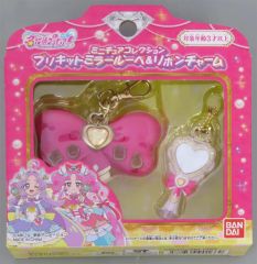 중고 キーホルダー ミニチュアコレクション ミラールーペ＆リボンチャーム 「名探偵プリキュア」