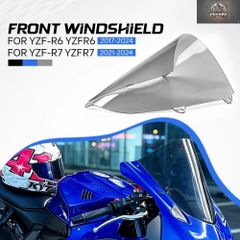 オートバイフロントウインドシールドウインドスクリーンアクセサリー ヤマハ YZFR6 2017-2023 ヤマハ R7 2021 - 24